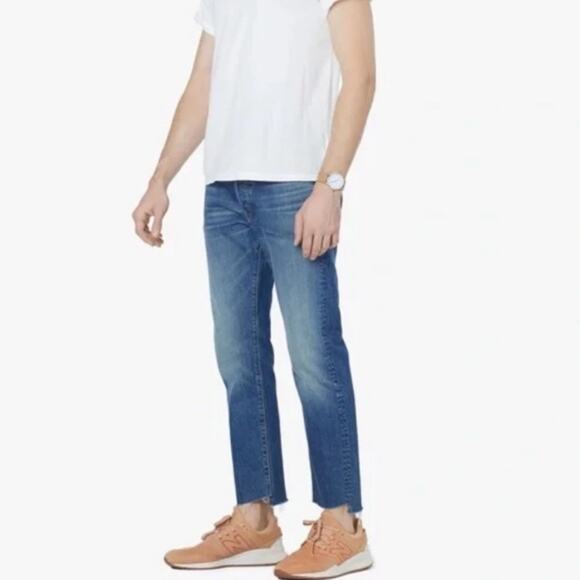 NWT Mother The Neat Ankle Step Men’s Jeans Bootcamp Straight Button Fly Size 30 - Picture 6 of 16